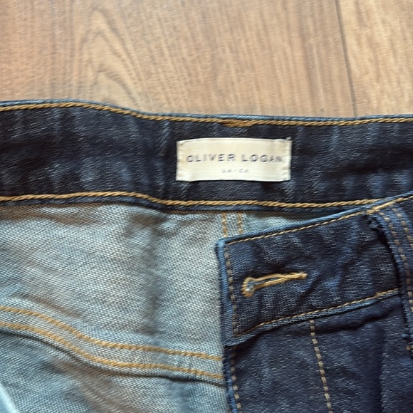 Oliver Logan Women's Dark Blue Flared Jeans sz 29 - Picture 2 of 4